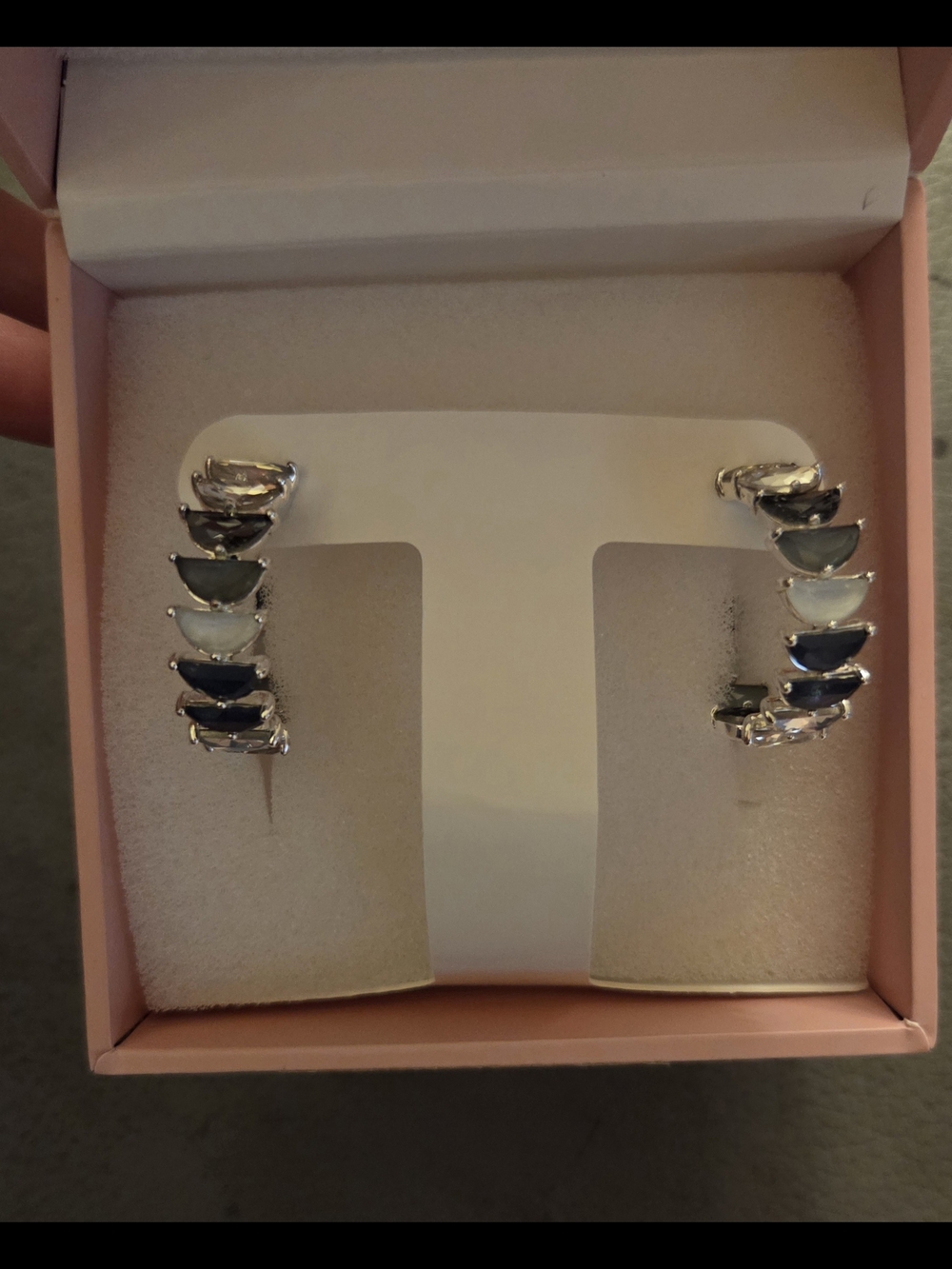 Bomb Party Jewel Candy 2026 Earrings “ Elite Ascent” Monaco Moments Silver